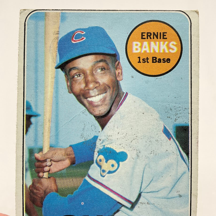 Ernie Banks 1969 Topps #20 Chicago Cubs VG #4 - Collector Store LLC