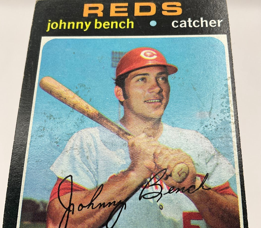 Johnny Bench 1971 Topps #250 Cincinnati Reds VG - Collector Store LLC