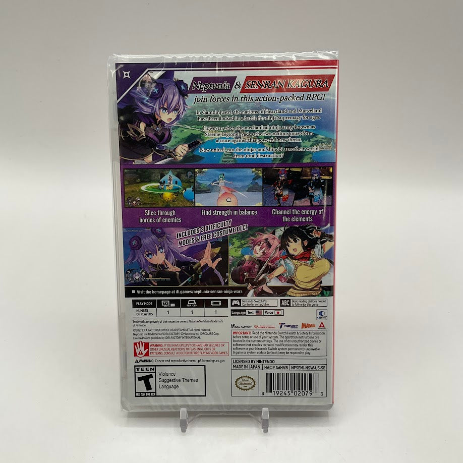 Neptunia X Senran Kagura: Ninja Wars Nintendo Switch Sealed