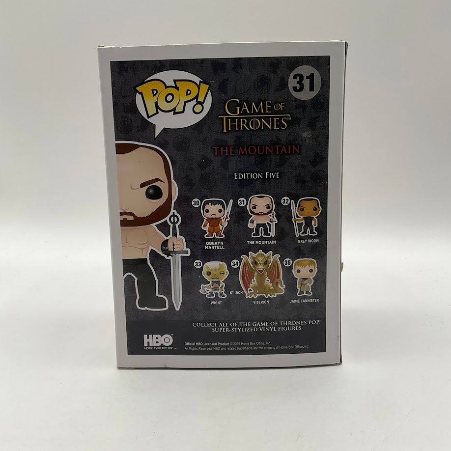 The Mountain Funko Pop! Game of Thrones #31