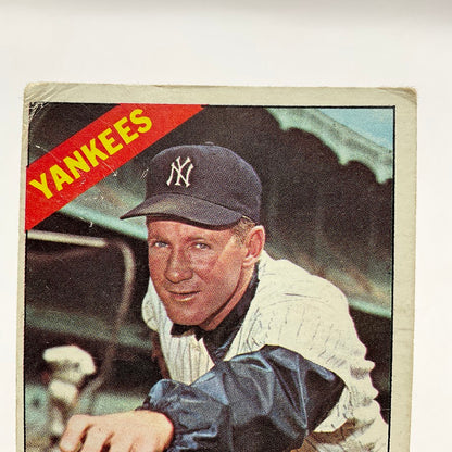 Whitey Ford 1966 Topps #160 New York Yankees GD #2 - Collector Store LLC