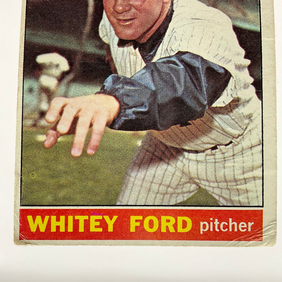 Whitey Ford 1966 Topps #160 New York Yankees GD #2 - Collector Store LLC