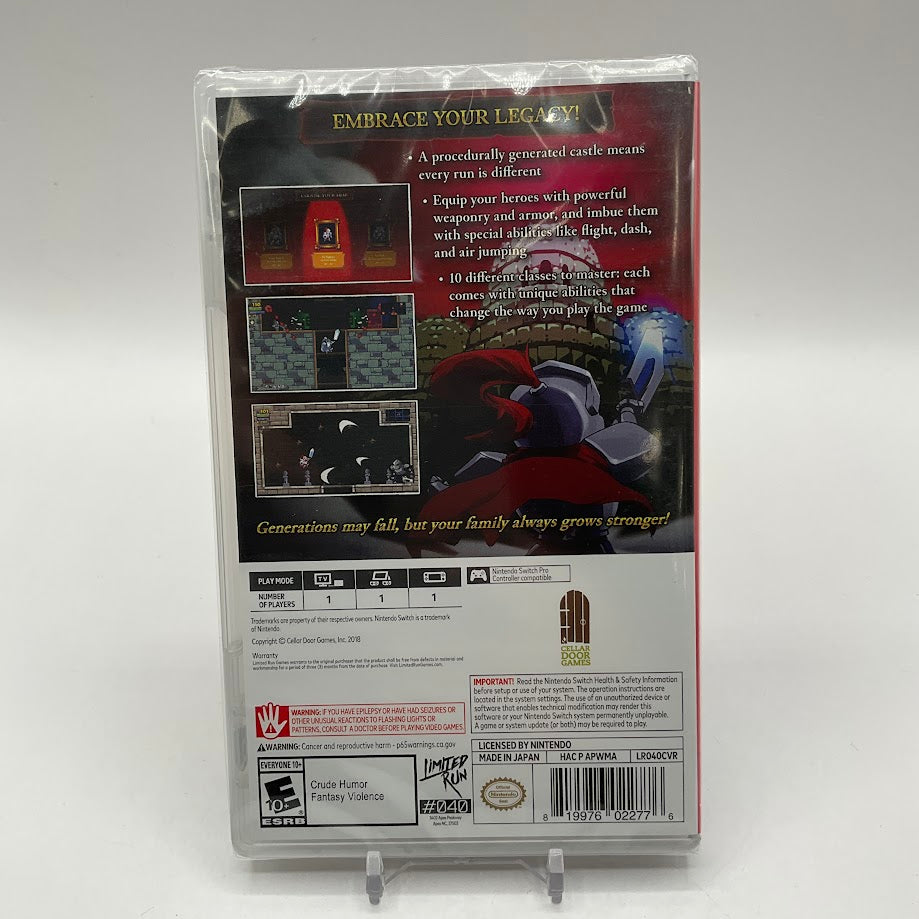 Rogue Legacy Nintendo Switch Sealed