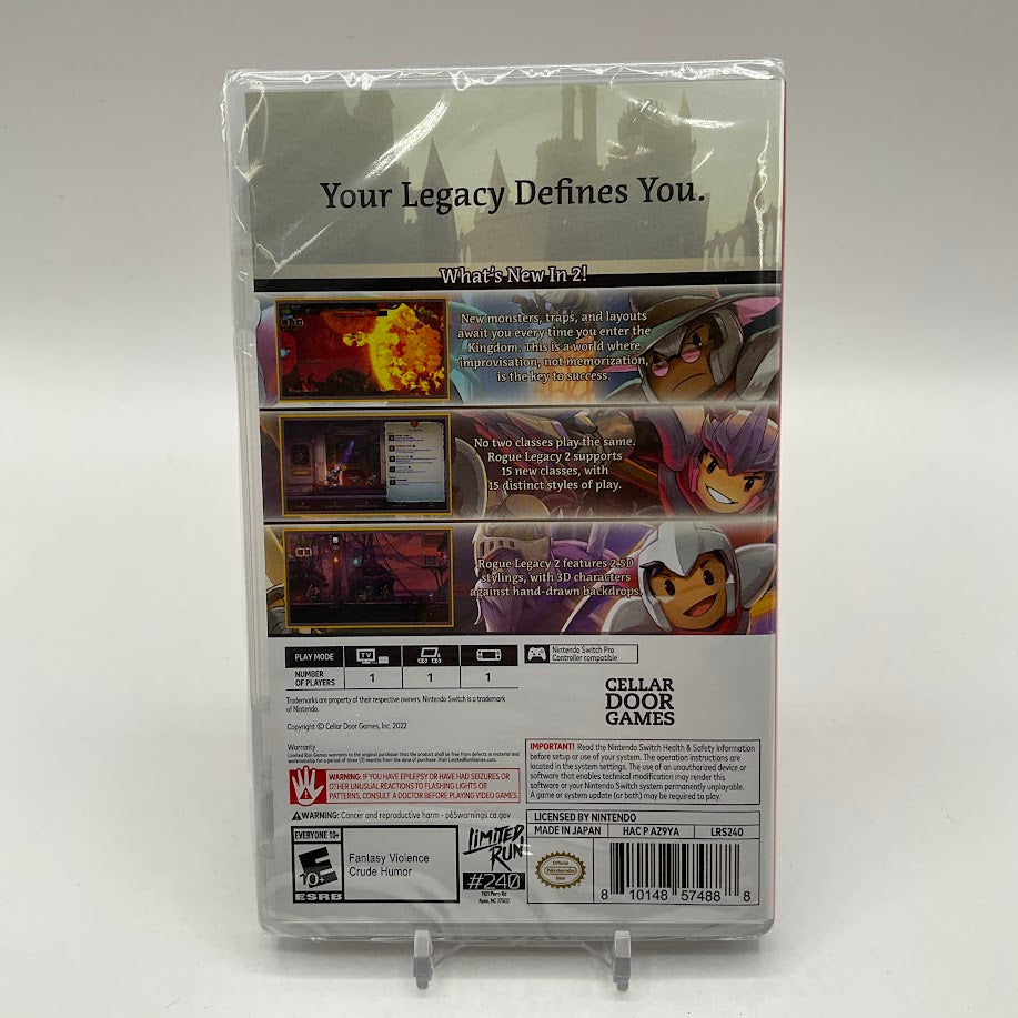 Rogue Legacy 2 Nintendo Switch Sealed