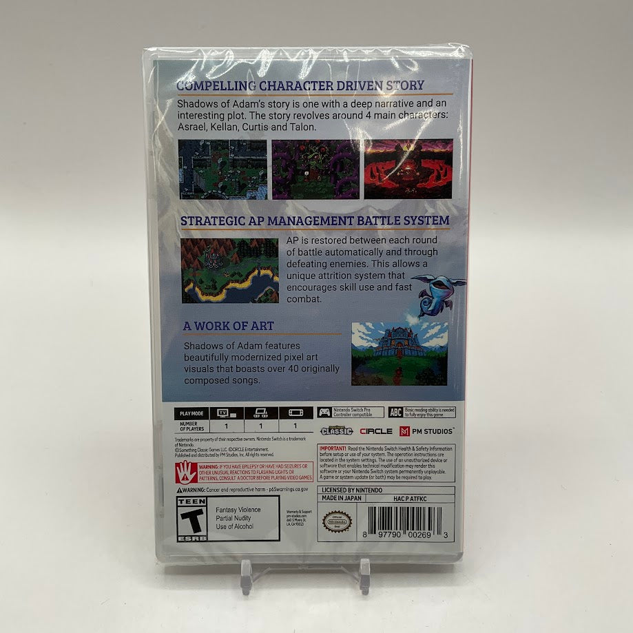 Shadows of Adam Nintendo Switch Sealed