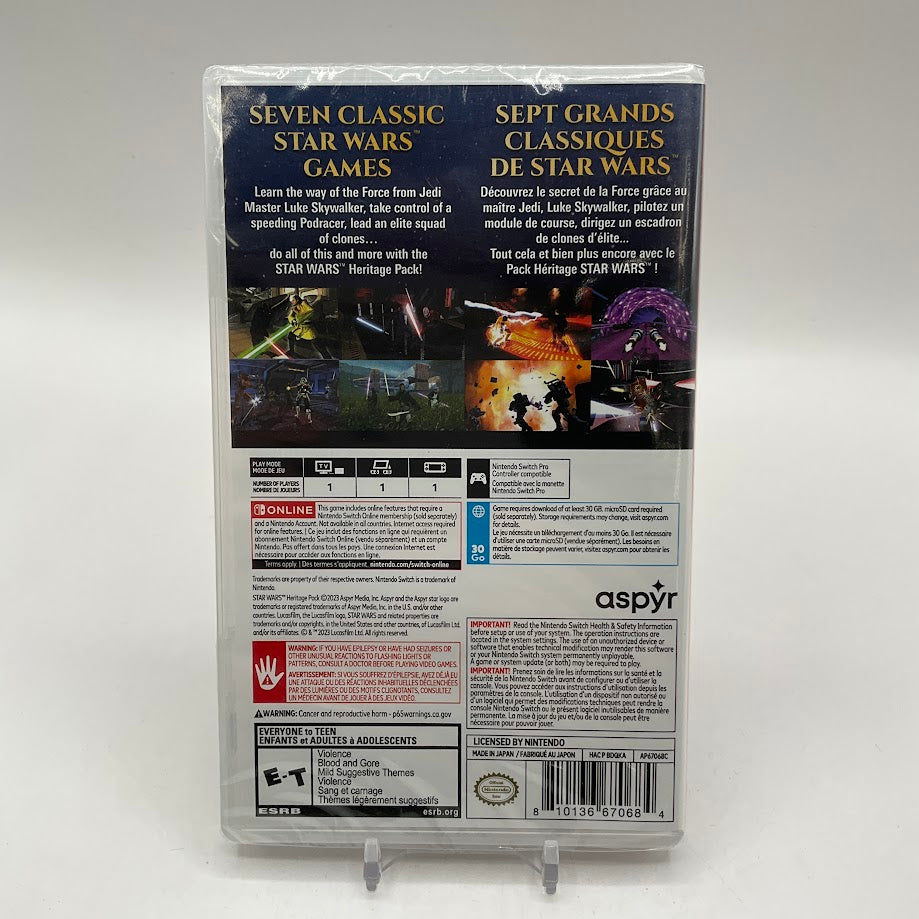 Star Wars: Heritage Pack Nintendo Switch Sealed
