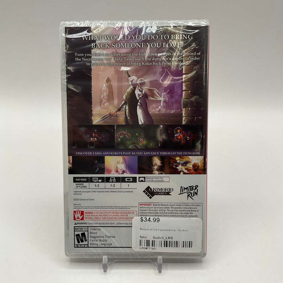 Sword of the Necromancer Nintendo Switch Sealed