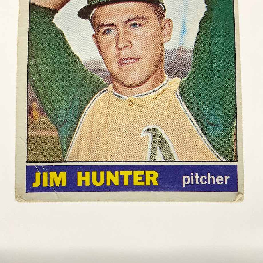 Jim Hunter 1966 Topps #36 Kansas City Athletics GD - Collector Store LLC