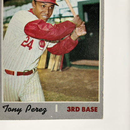 Tony Perez 1970 Topps #380 Cincinnati Reds VG-EX - Collector Store LLC
