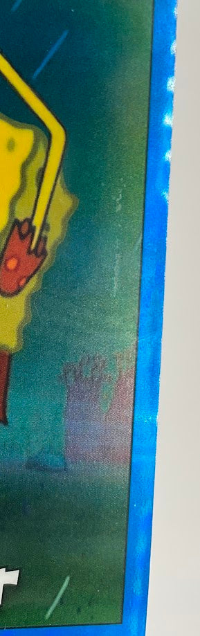 SpongeGar 2025 Topps Chrome Spongebob Squarepants Blue Refractor 046/150 #43