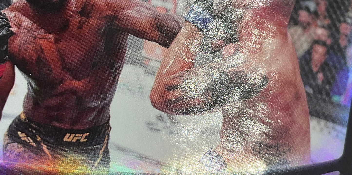 Leon Edwards 2024 Topps Gold Label Focal Point Blue 54/99 #FP-6