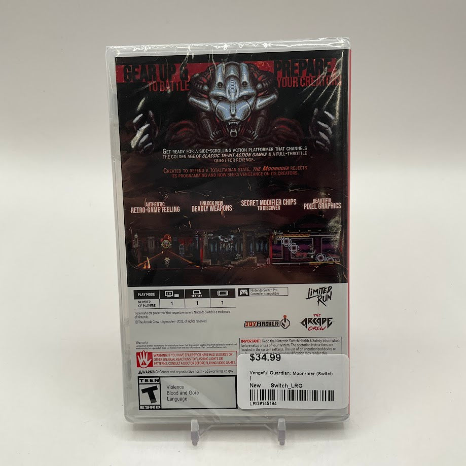 Vengeful Guardian: Moonrider Nintendo Switch Sealed