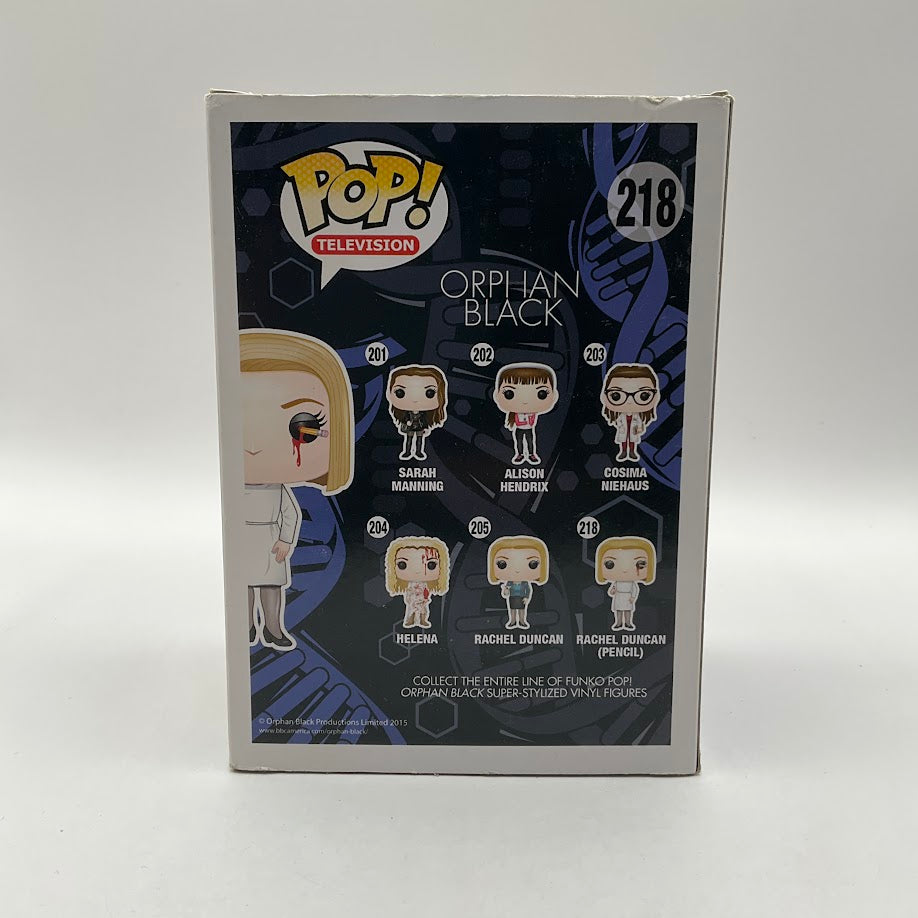 Rachel Duncan Funko Pop! Orphan Black #218 Hot Topic Exclusive Prerelease