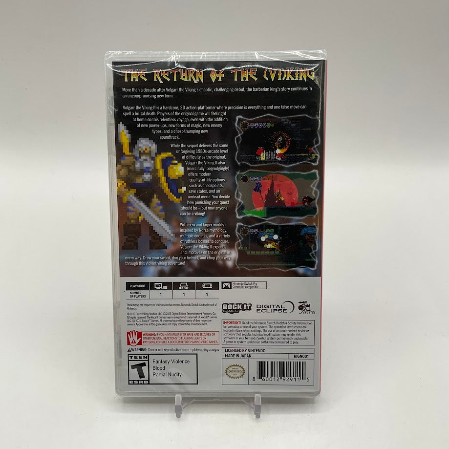 Volgarr The Viking II Nintendo Switch Sealed