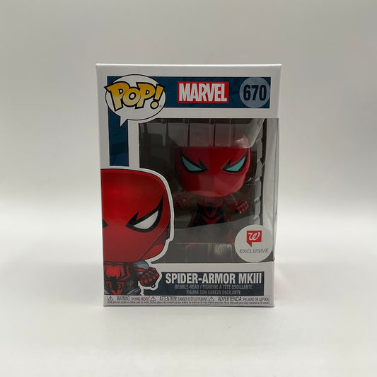 Spider-Armor MKIII Funko Pop! Marvel #670 Walgreens Exclusive
