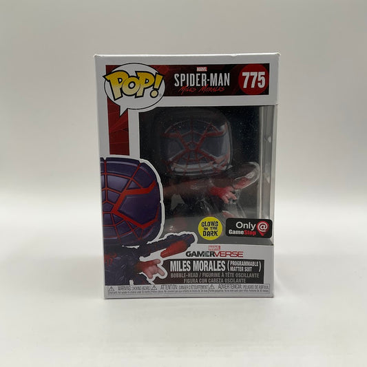 Miles Morales (Programmable Matter Suit) Funko Pop! Spider-Man 775 GITD GameStop