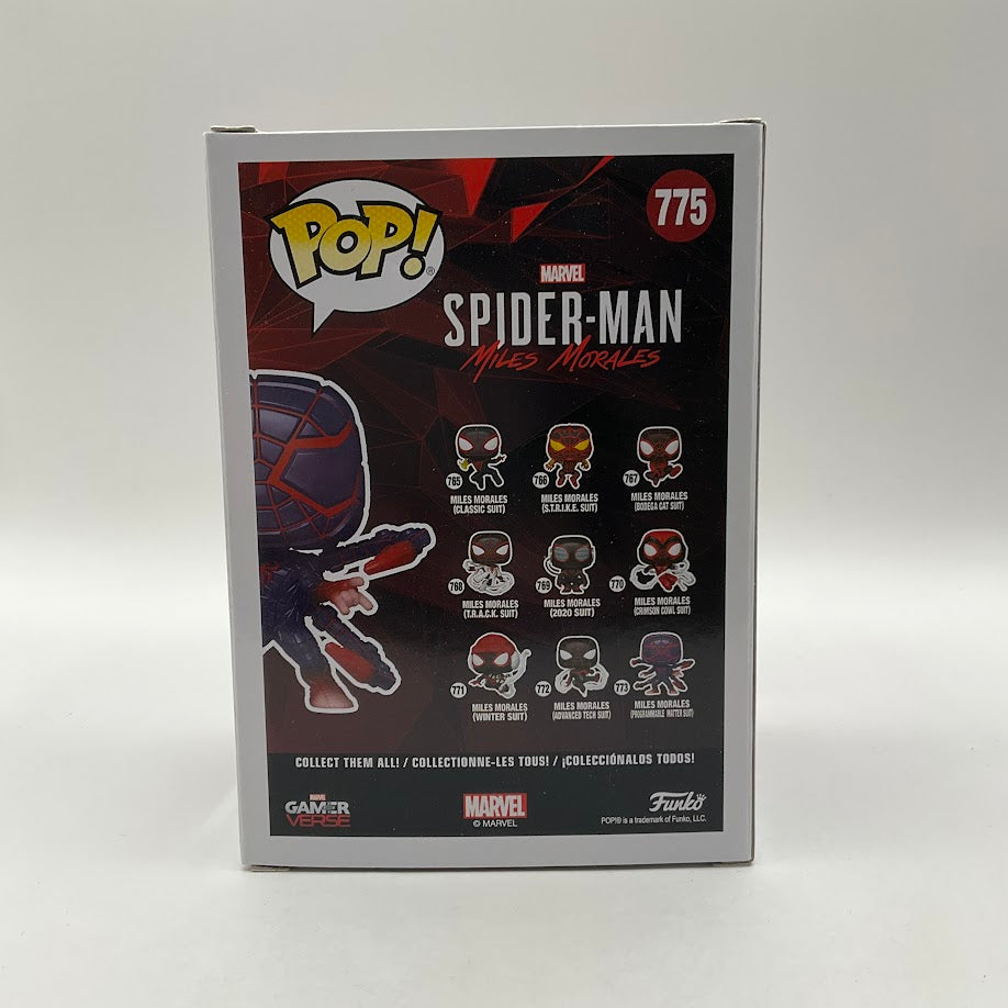Miles Morales (Programmable Matter Suit) Funko Pop! Spider-Man 775 GITD GameStop