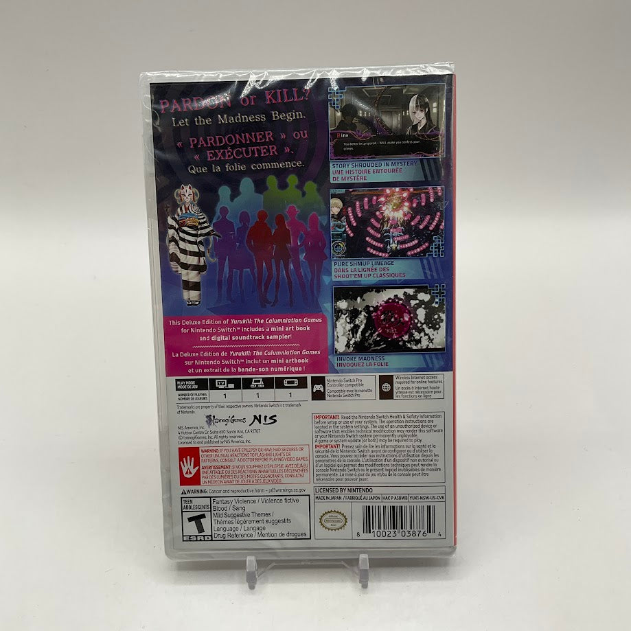 Yurukill: The Calumniation Games [Deluxe Edition] Nintendo Switch Sealed