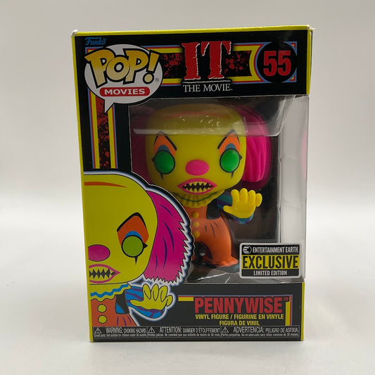 Pennywise (Blacklight) Funko Pop! #55 Entertainment Earth Exclusive