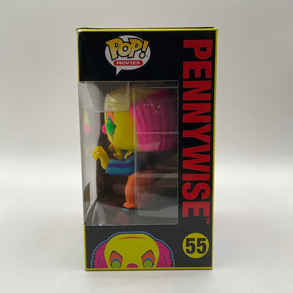 Pennywise (Blacklight) Funko Pop! #55 Entertainment Earth Exclusive