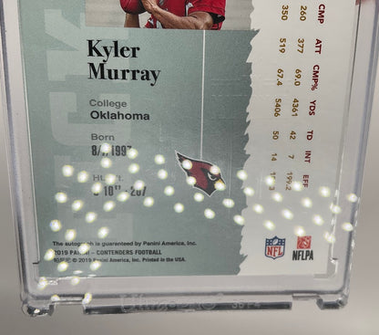 Kyler Murray 2019 Panini Contenders Rookie Ticket RC Auto 1 of 1 #1998-KM