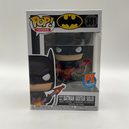 Death Metal Batman (Guitar Solo) Funko Pop! DC #381 PX Previews