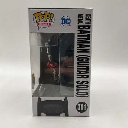 Death Metal Batman (Guitar Solo) Funko Pop! DC #381 PX Previews