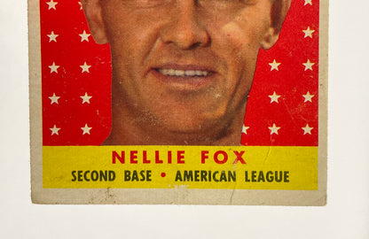 Nellie Fox 1958 Topps #479 Chicago White Sox VG-EX - Collector Store LLC