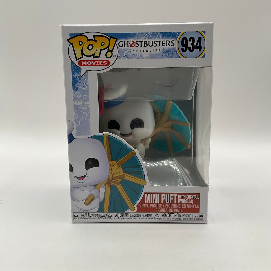 Mini Puft (With Cocktail Umbrella) Funko Pop! Ghostbusters Afterlife #934