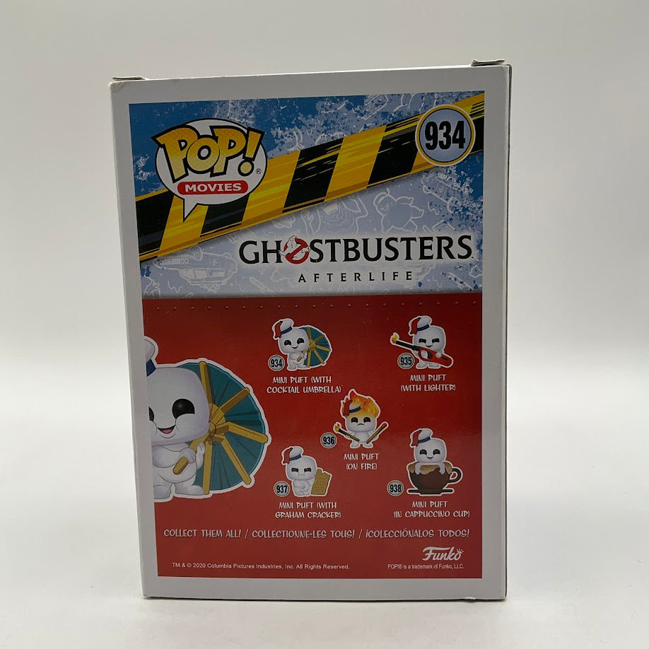 Mini Puft (With Cocktail Umbrella) Funko Pop! Ghostbusters Afterlife #934