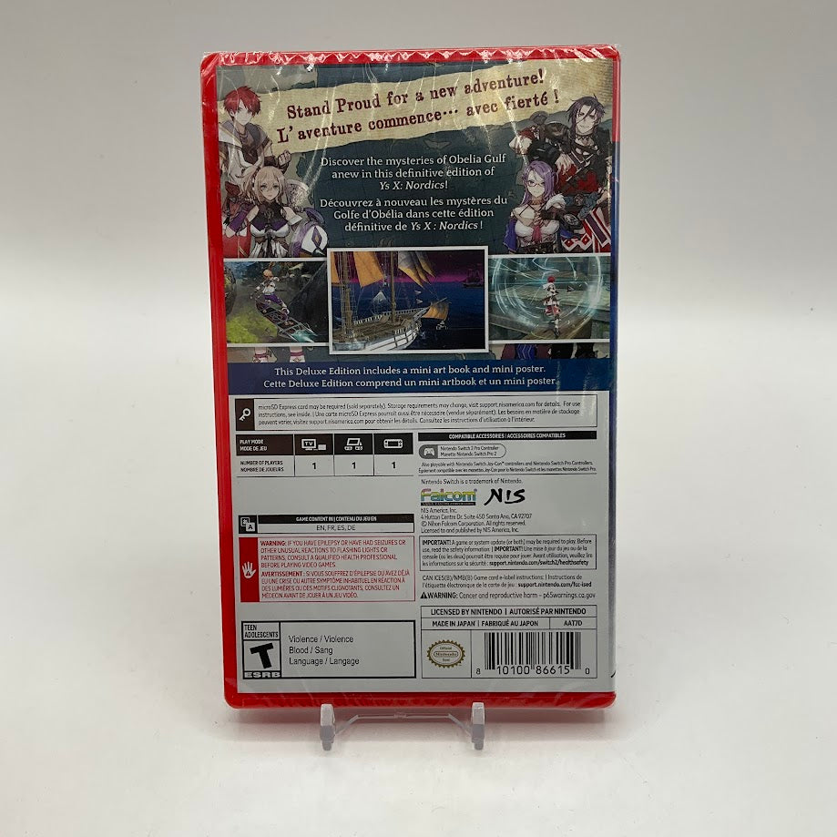 Ys X: Proud Nordics: Deluxe Edition Nintendo Switch 2 Sealed