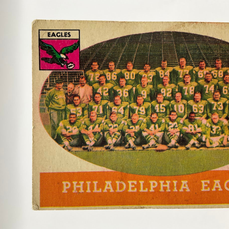 Philadelphia Eagles 1958 Topps Team Card #109 VG-EX - Collector Store LLC