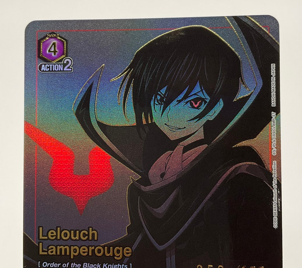 Lelouch Lamperouge Union Arena Code Geass Lelouch of the Rebellion 059/100 #1 - Collector Store LLC