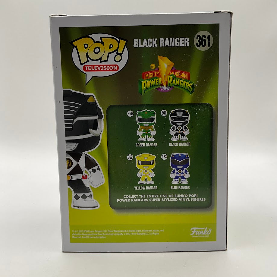 Black Ranger Funko Pop! Mighty Morphin Power Rangers #361 - Collector Store LLC