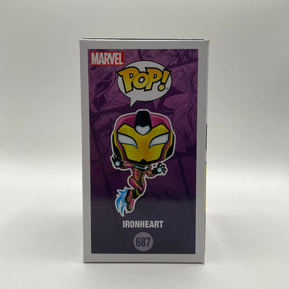 Ironheart Funko Pop! Marvel #687 GITD Chase Pop in a Box
