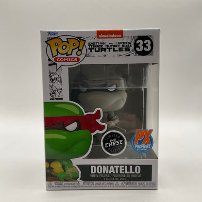Donatello Funko Pop! Eastman & Laird's TMNT #33 B&W Chase PX Previews