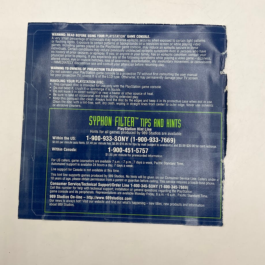 Syphon Filter Playstation Used #3