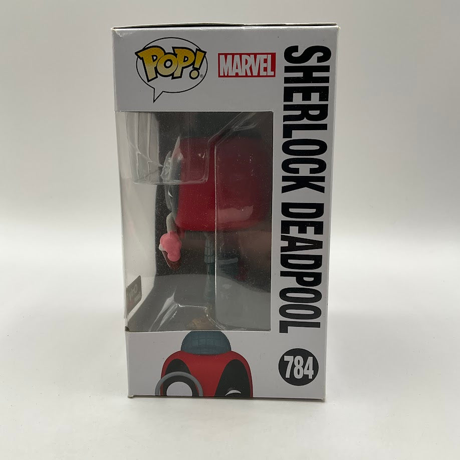 Sherlock Deadpool Funko Pop! Marvel #784 GameStop Exclusive
