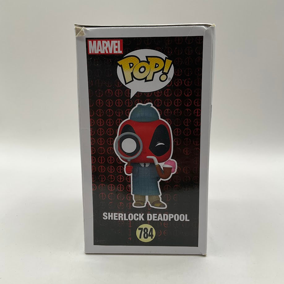 Sherlock Deadpool Funko Pop! Marvel #784 GameStop Exclusive