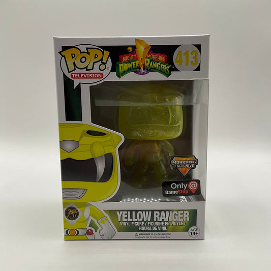 Yellow Ranger Funko Pop! Mighty Morphin Power Rangers #413 Morphing GameStop
