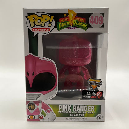 Pink Ranger Funko Pop! Mighty Morphin Power Rangers #409 Morphing GameStop - Collector Store LLC
