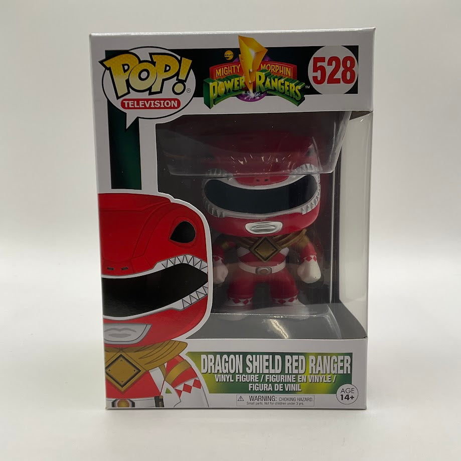 Dragon Shield Red Ranger Funko Pop! Mighty Morphin Power Rangers #528 - Collector Store LLC