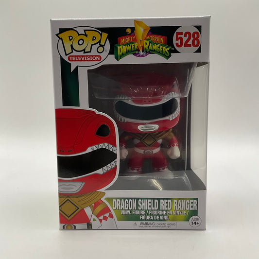 Dragon Shield Red Ranger Funko Pop! Mighty Morphin Power Rangers #528 - Collector Store LLC