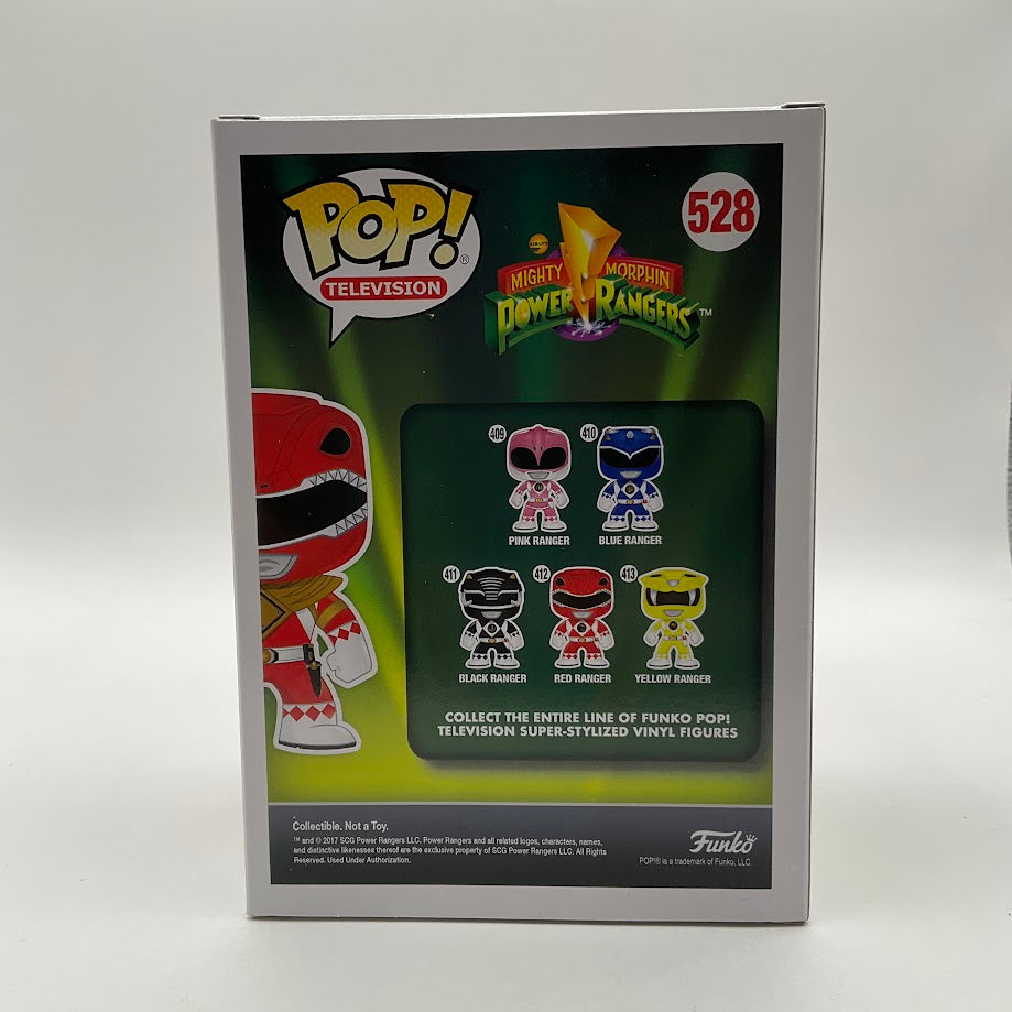 Dragon Shield Red Ranger Funko Pop! Mighty Morphin Power Rangers #528 - Collector Store LLC