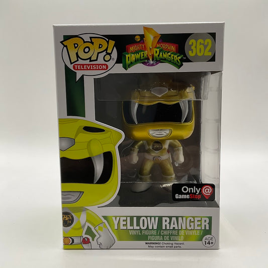 Yellow Ranger Funko Pop! Mighty Morphin Power Rangers #362 GameStop