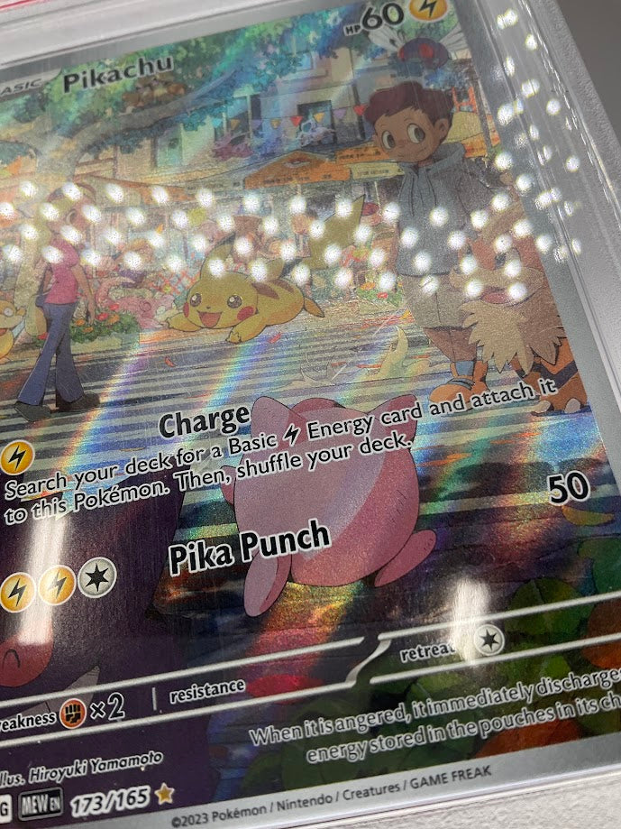 Pikachu Pokemon 151 Illustration Rare #173 PSA 9 #1