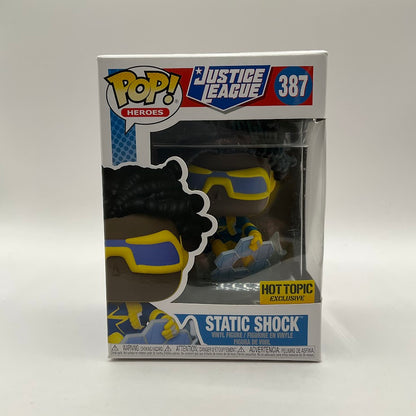Static Shock Funko Pop! Justice League #387 Hot Topic Exclusive