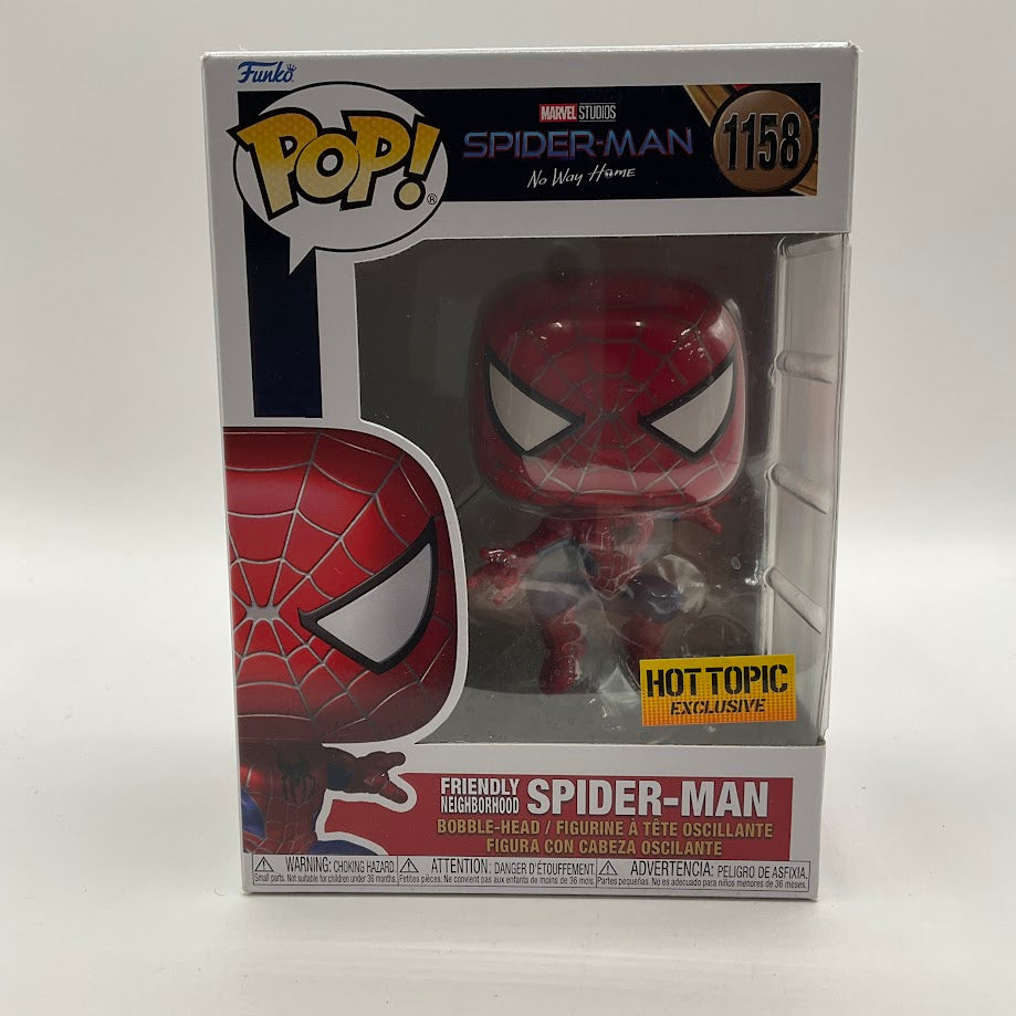 Friendly Neighborhood Spider-Man Funko Pop! Spider-Man No Way Home Hot Topic - Collector Store LLC