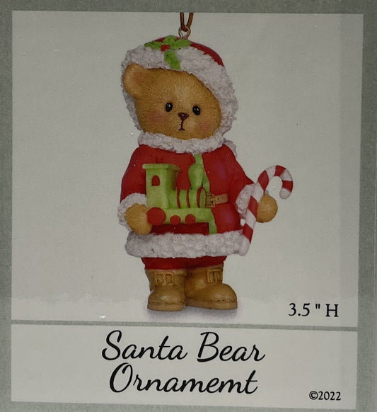 Cherished Teddies: 2023 Santa Bear Ornament
