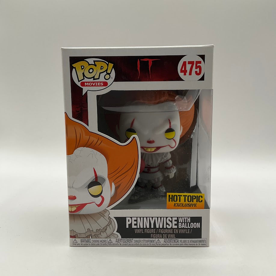 Pennywise with Balloon Funko Pop! IT #475 Hot Topic Exclusive (-TOPIC-EXCLUSIVE-1)、Funko、kayou